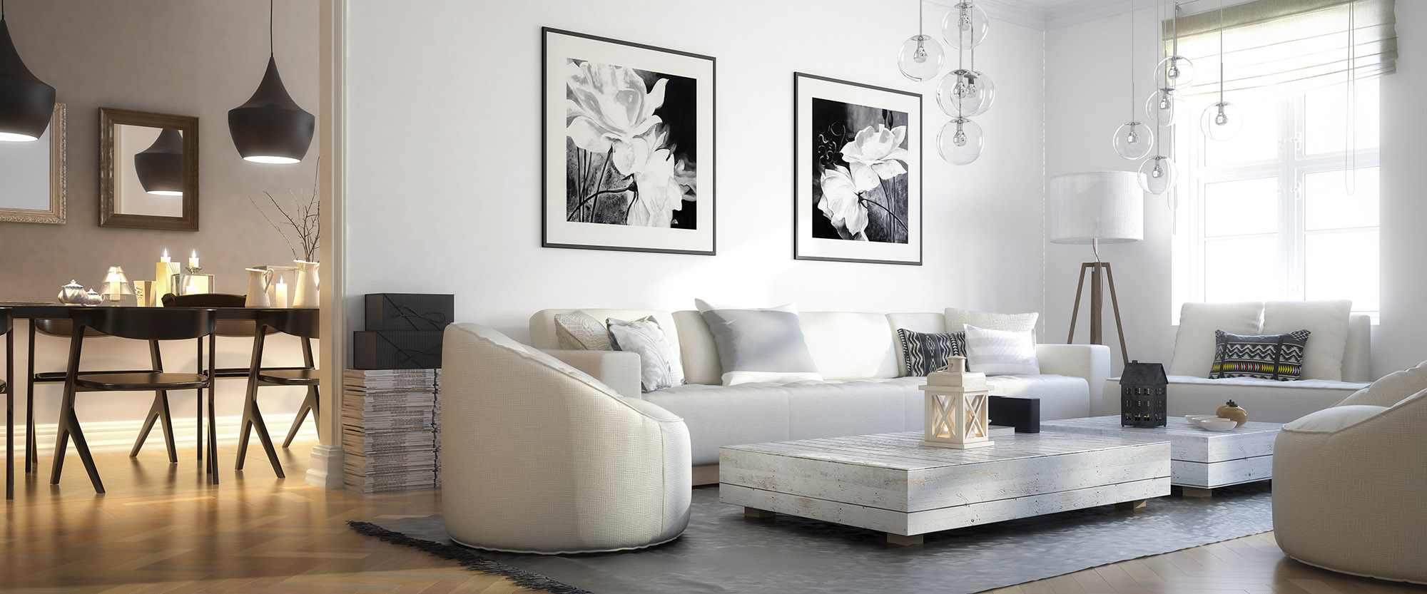 Raumadaptation: Wohnzimmer (panoramisch)